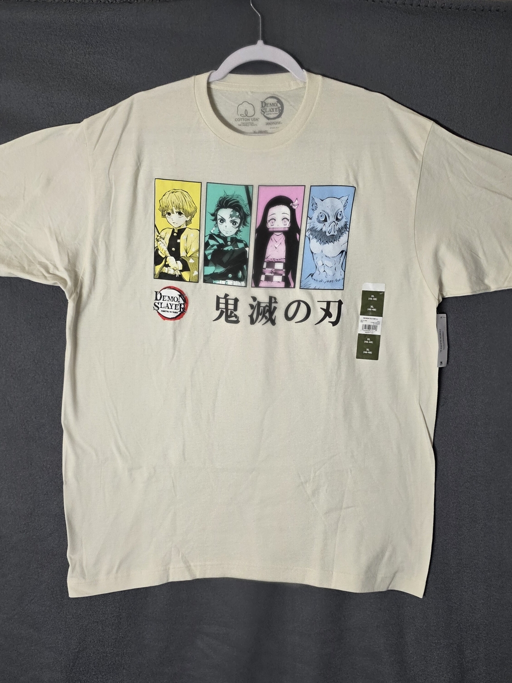 Size XL Demon Slayer Anime Graphic Tee Shirt
